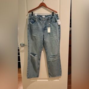 GOOD AMERICAN High Rise Jeans Size 15 NWT